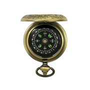 GJX Compass,Equipped with Luminous Function Compass Hiking Survival,Clear Scale Hiking Gear,Bronze